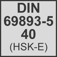 DIN 69893-5 (HSK-E 40)