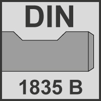 Schaftausführung DIN1835B